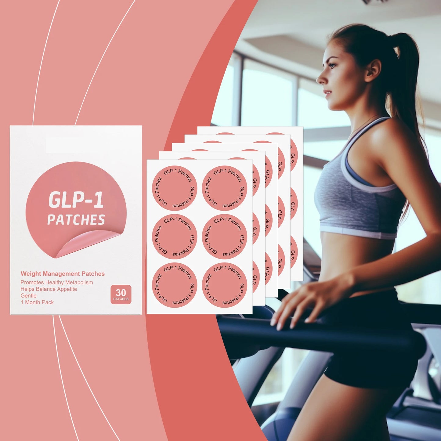Body Care Patches Firming Abdomen Glp1 Patches Fat Burning Balance Body Patch Accelerate Metabolism Patch